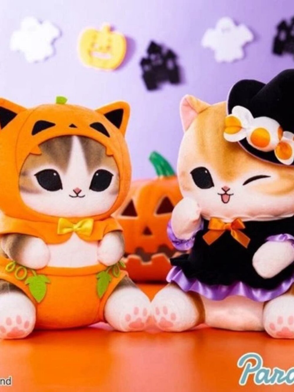 NEW mofusand Halloween Pumpkin Witch Big Plush Set of 2 Japan 2026